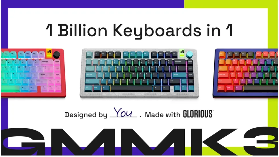 Glorious Gaming unveils GMMK 3: The largest keyboard portfolio launched simultaneously